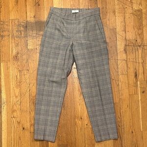 Babaton Black and White Houndstooth Pants